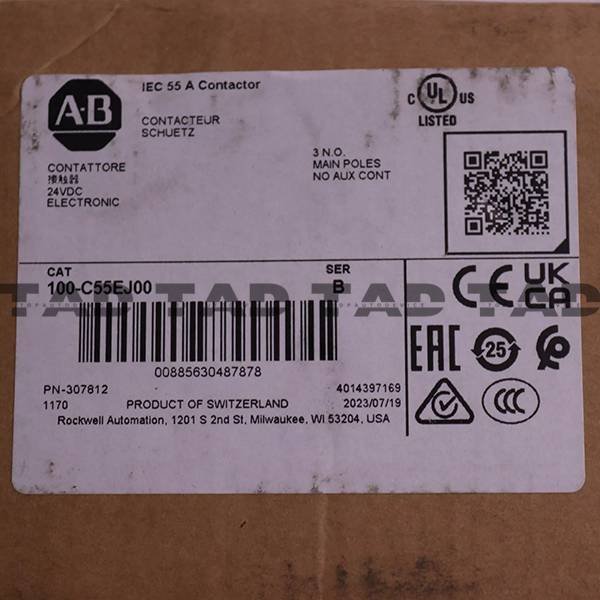 Allen-Bradley 100-C55EJ00 IEC 55 A Contactor