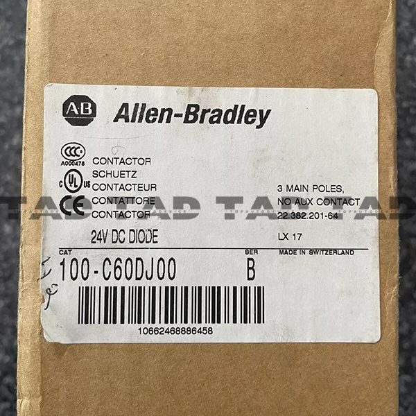 Allen-Bradley 100-C60DJ00 IEC 60 A Contactor