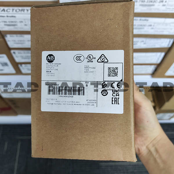 Allen-Bradley 100-C72D01 IEC 72 A Contactor