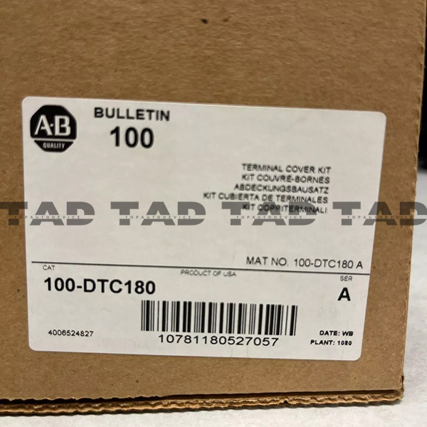 Allen-Bradley 100-DTC180 Contactor Terminal Covers