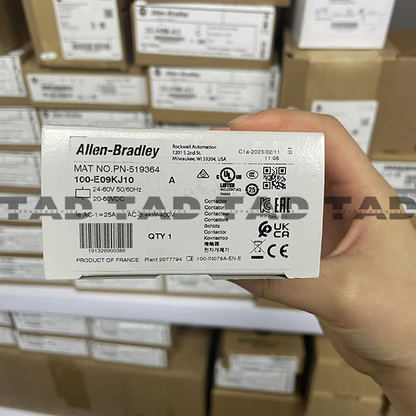 Allen-Bradley 100-E09KJ10 IEC 9 A Contactor