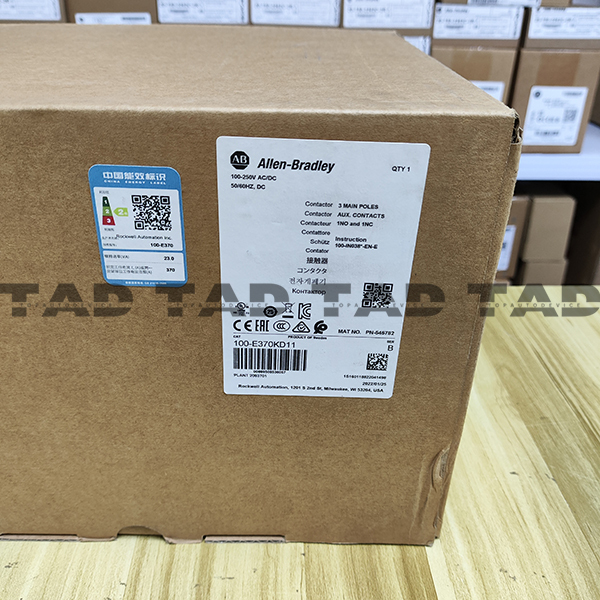 Allen-Bradley 100-E370KD11 IEC 370 A Contactor
