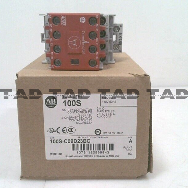 Allen-Bradley 100S-C09D23BC 9 A Safety Contactor