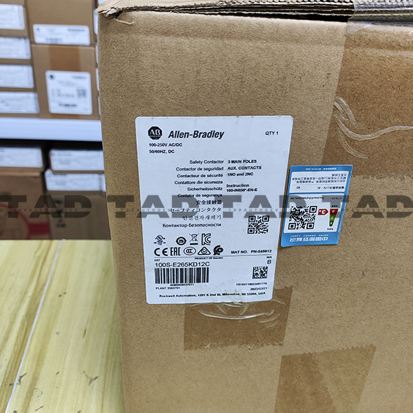 Allen-Bradley 100S-E265KD12C IEC 265 A Safety Contactor