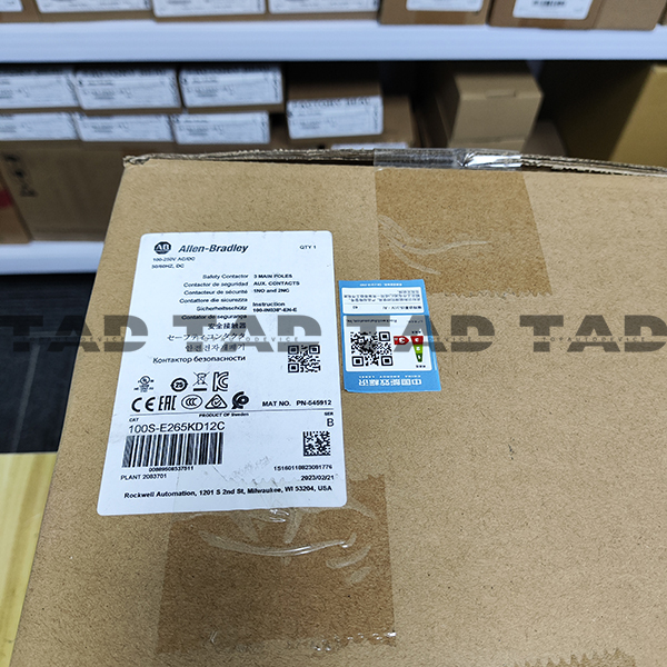 Allen-Bradley 100S-E265KD12C IEC 265 A Safety Contactor