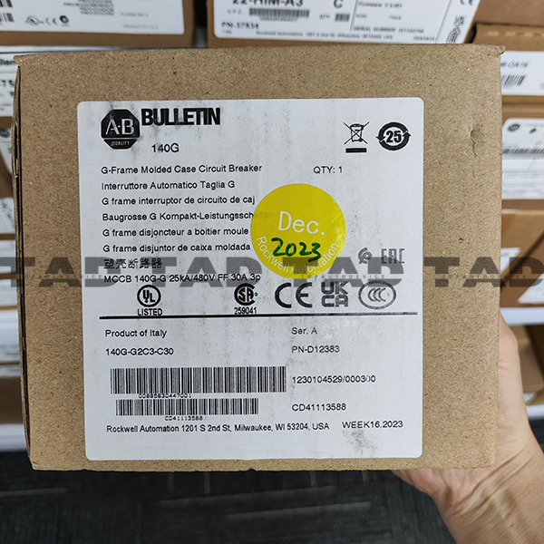 Allen-Bradley 140G-G2C3-C30 140G 125A Frame Molded Case 30 A Ckt-Bkr