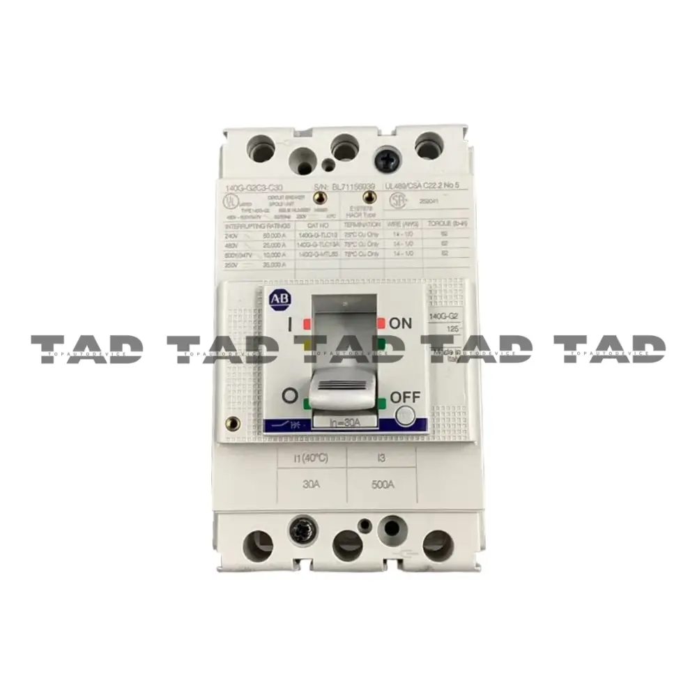 Allen-Bradley 140G-G2C3-C30 140G 125A Frame Molded Case 30 A Ckt-Bkr