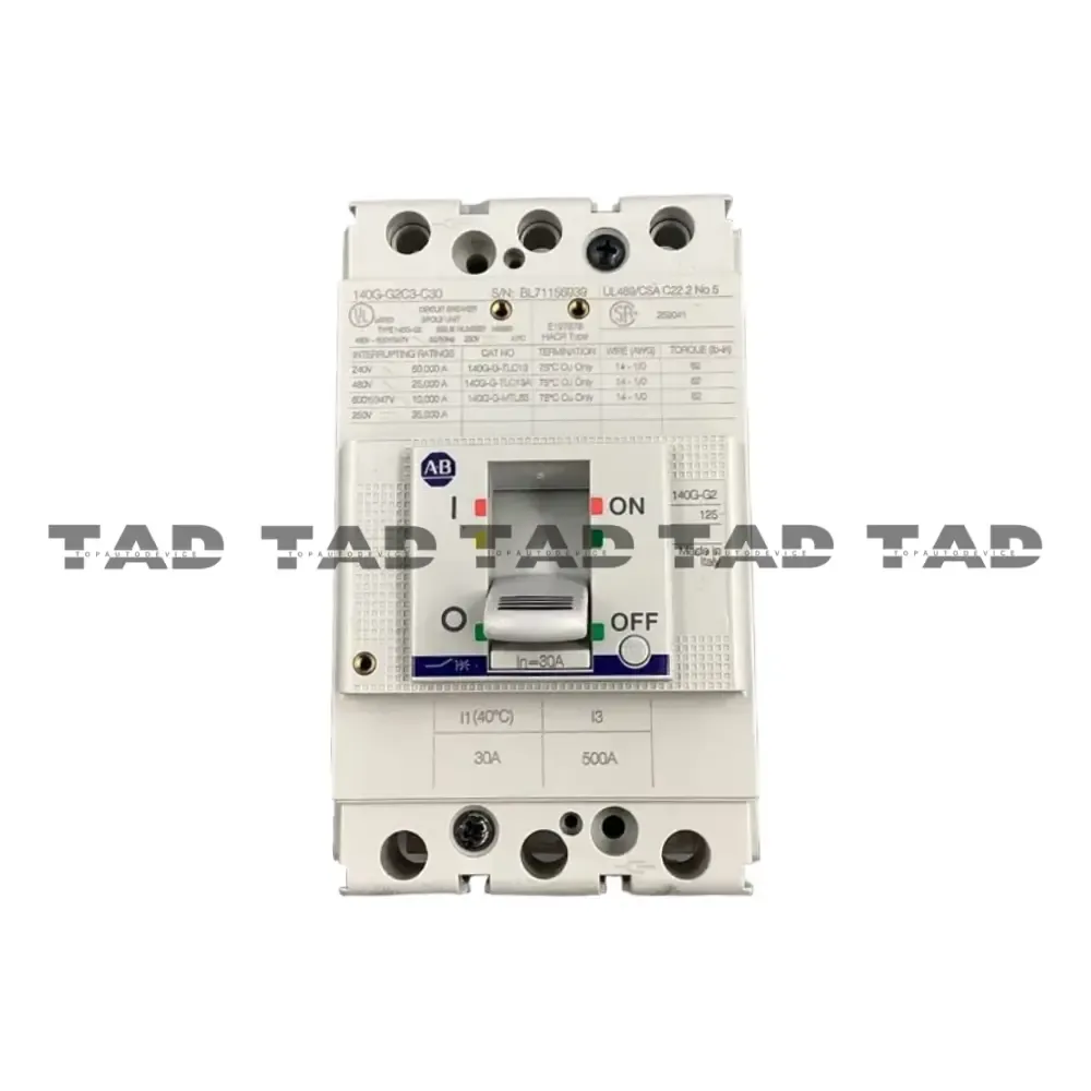 Allen-Bradley 140G-G2C3-C30 140G 125A Frame Molded Case 30 A Ckt-Bkr