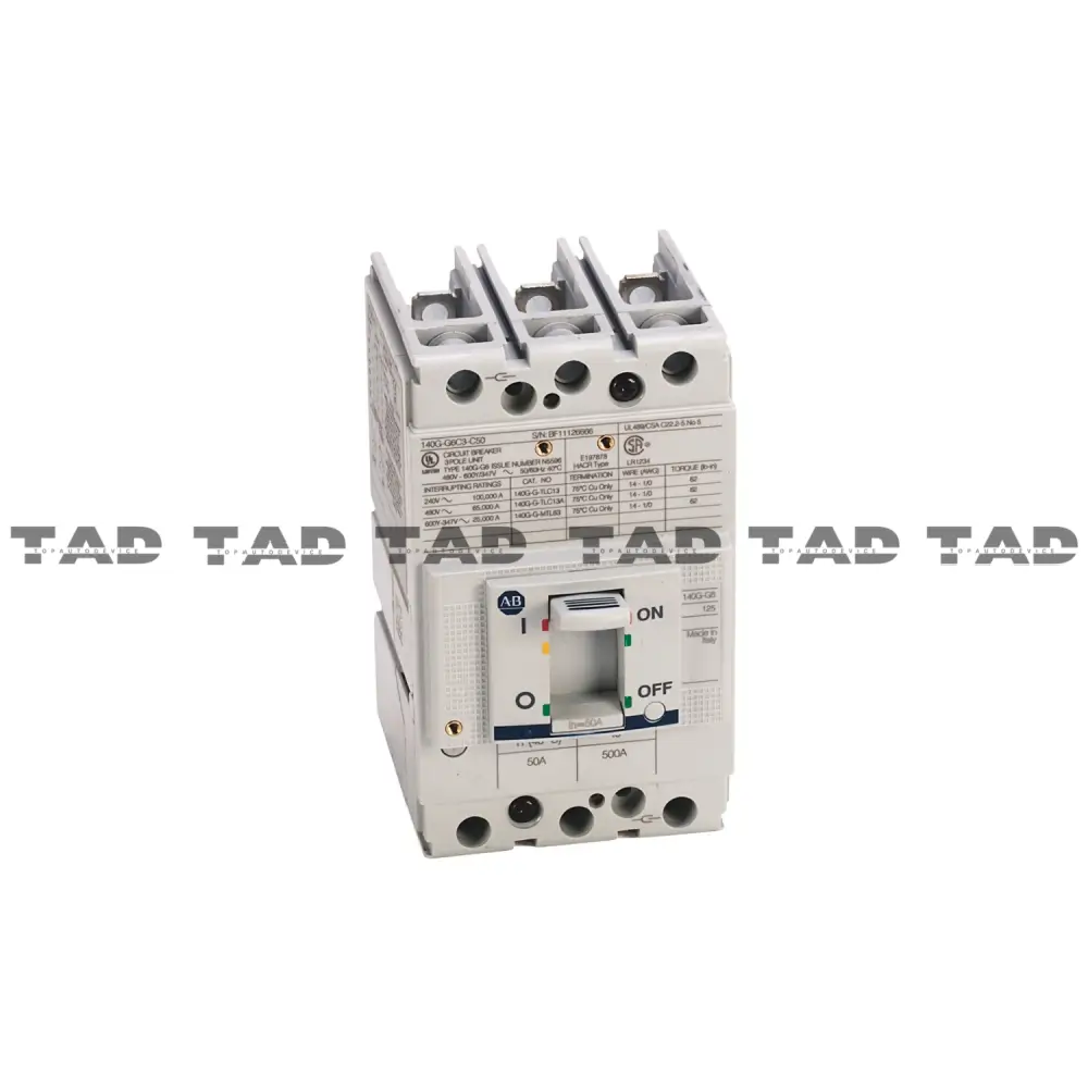 Allen-Bradley 140G-G6C3-C20 140G 125A Frame Molded Case Ckt-Bkr