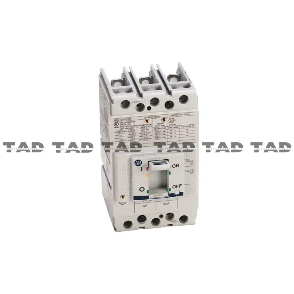 Allen-Bradley 140G-G6C3-C20 140G 125A Frame Molded Case Ckt-Bkr