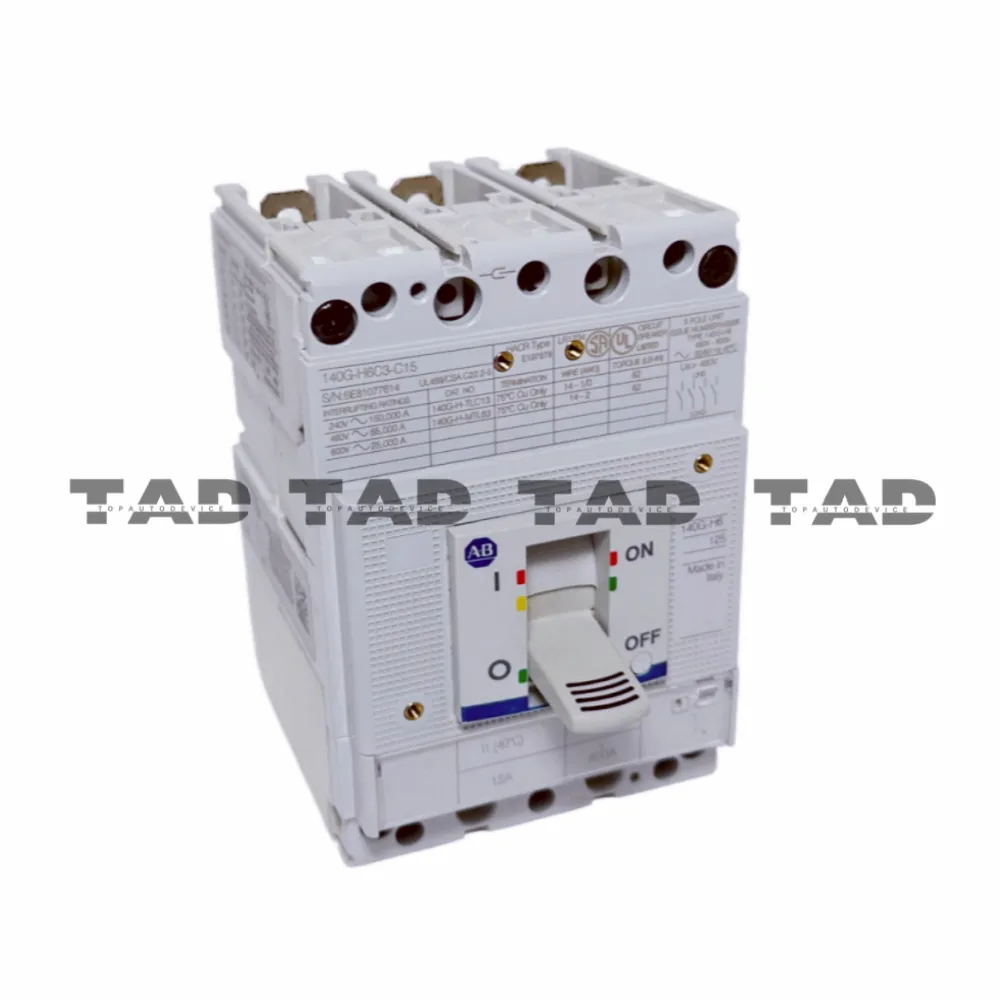 Allen-Bradley 140G-H6C3-C15 140G 125A Frame Molded Case Ckt-Bkr