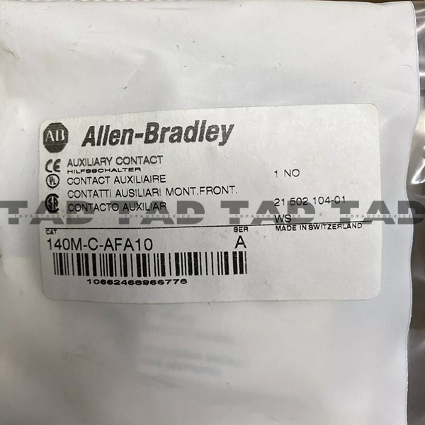 Allen-Bradley 140M-C-AFA10 Internal Auxiliary Contact - 1 NO