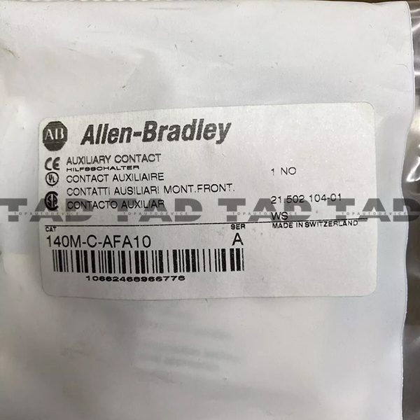 Allen-Bradley 140M-C-AFA10 Internal Auxiliary Contact - 1 NO