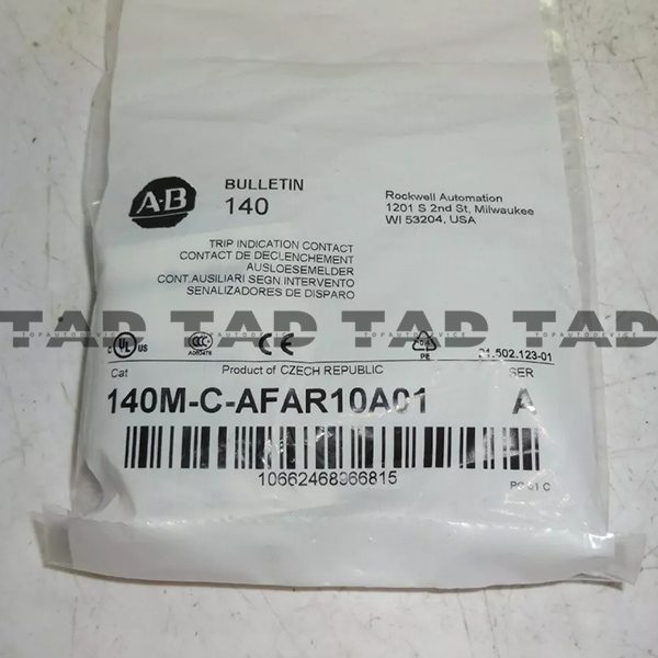 Allen-Bradley 140M-C-AFAR10A01 Internal Auxiliary Contact - 1 NO 1 NC
