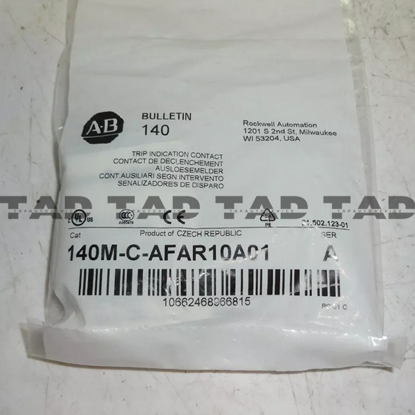 Allen-Bradley 140M-C-AFAR10A01 Internal Auxiliary Contact - 1 NO 1 NC