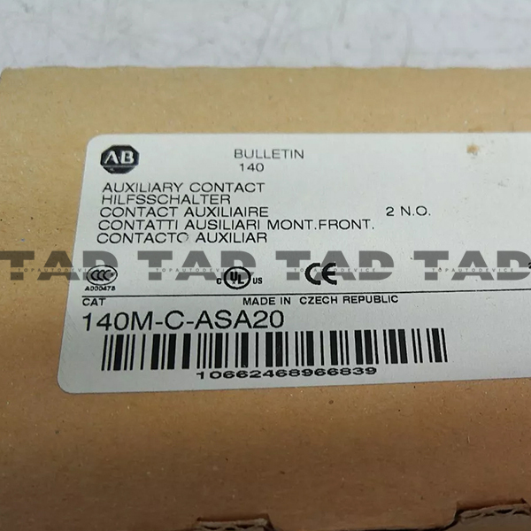 Allen-Bradley 140M-C-ASA20 Side Mounted Auxiliary Contact - 2 NO