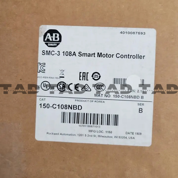 Allen-Bradley 150-C108NBD Best Selling SMC-3 108A Smart Motor Controller