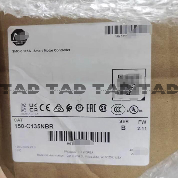 Allen-Bradley 150-C135NBR SMC-3 135A.. Smart Motor Controller