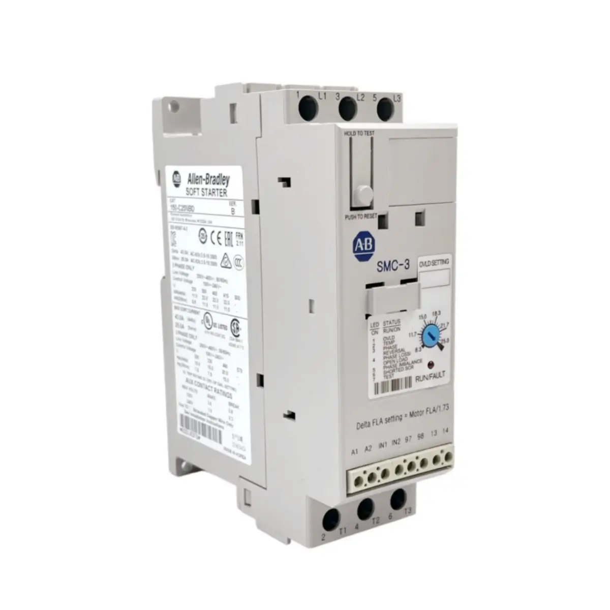 Allen-Bradley 150-C25NBD SMC-3 25A Smart Motor Controller