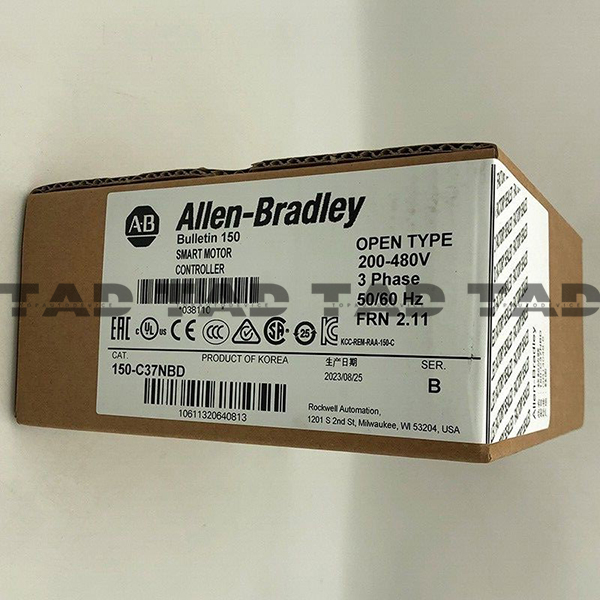 Allen-Bradley 150-C37NBD SMC-3 37A Smart Motor Controller