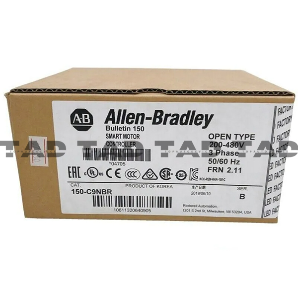Allen-Bradley 150-C9NBR SMC-3 9A Smart Motor Controller