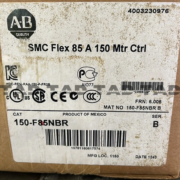 Allen-Bradley 150-F85NBR SMC Flex Smart Motor Controller