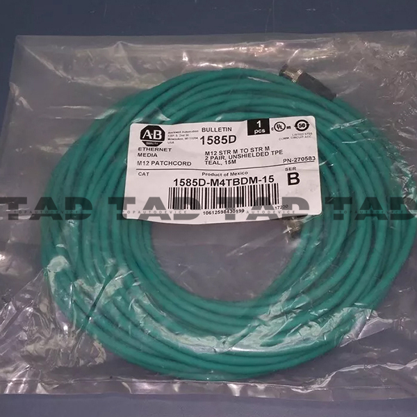 Allen-Bradley 1585D-M4TBDM-15 Micro D-Code, QD Style Ethernet Media