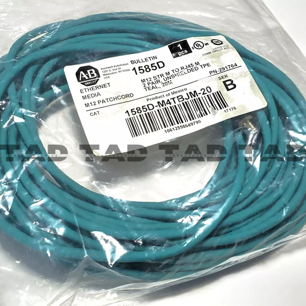 Allen-Bradley 1585D-M4TBJM-20 Best Selling Micro D-Code, QD Style Ethernet Media