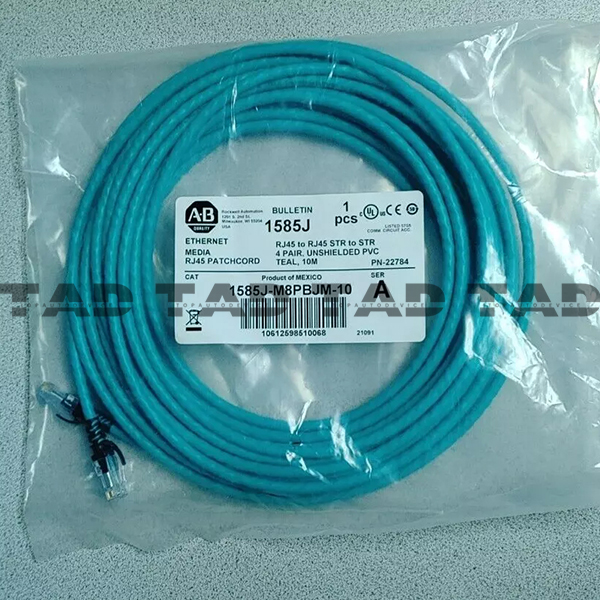 Allen-Bradley 1585J-M8PBJM-10 RJ45 Ethernet Media