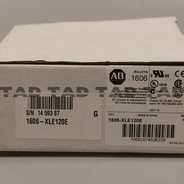 Allen-Bradley 1606-XLE120E XLE Power Supply 120W 24VDC 5A