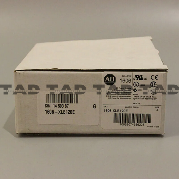 Allen-Bradley 1606-XLE120E XLE Power Supply 120W 24VDC 5A