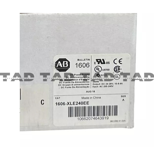 Allen-Bradley 1606-XLE240EE Power Supply XLE 240 W Power Supply