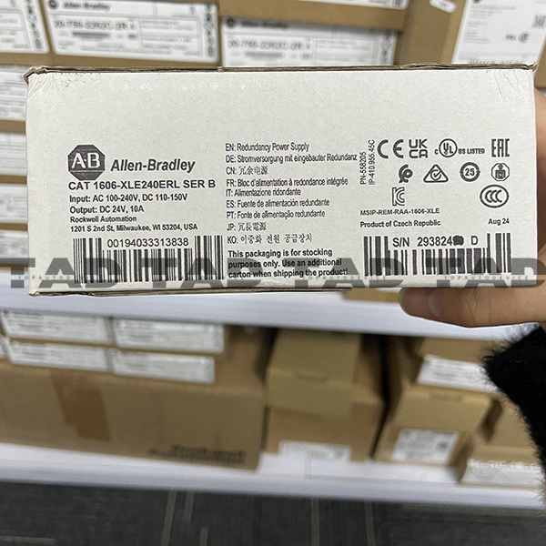 Allen-Bradley 1606-XLE240ERL XLE Redundant Power Supply 240W 24VDC