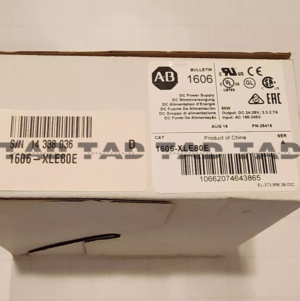 Allen-Bradley 1606-XLE80E Power Supply XLE 80 W Power Supply