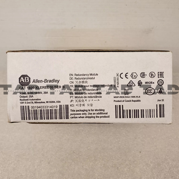 Allen-Bradley 1606-XLERED20 Redundancy Module 12-28VDC 2x10A 20A