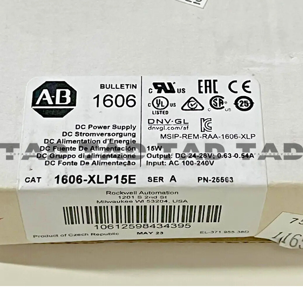 Allen-Bradley 1606-XLP15E Power Supply XLP 15 W Power Supply