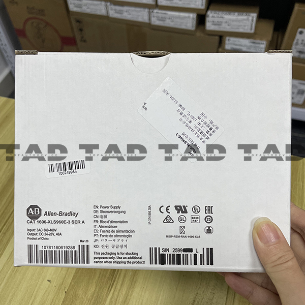 Allen-Bradley 1606-XLS960E-3 380 to 480VAC In 24 to 28VDC Out 960W PS