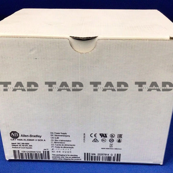 Allen-Bradley 1606-XLS960F-3 380 to 480VAC In 48 to 54VDC Out 960W PS