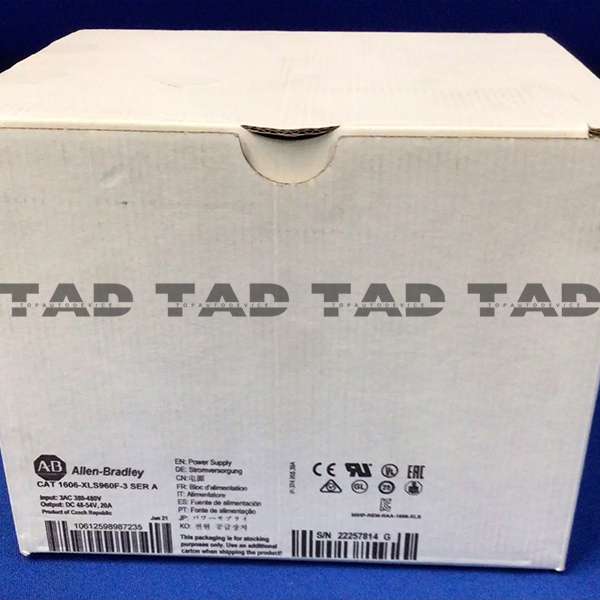 Allen-Bradley 1606-XLS960F-3 380 to 480VAC In 48 to 54VDC Out 960W PS