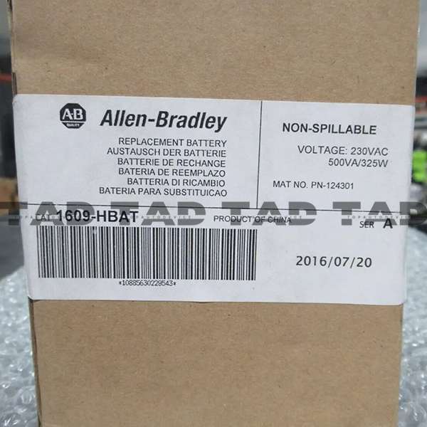 Allen-Bradley 1609-HBAT Bul 1609 UPS High Temp 12VDC Battery