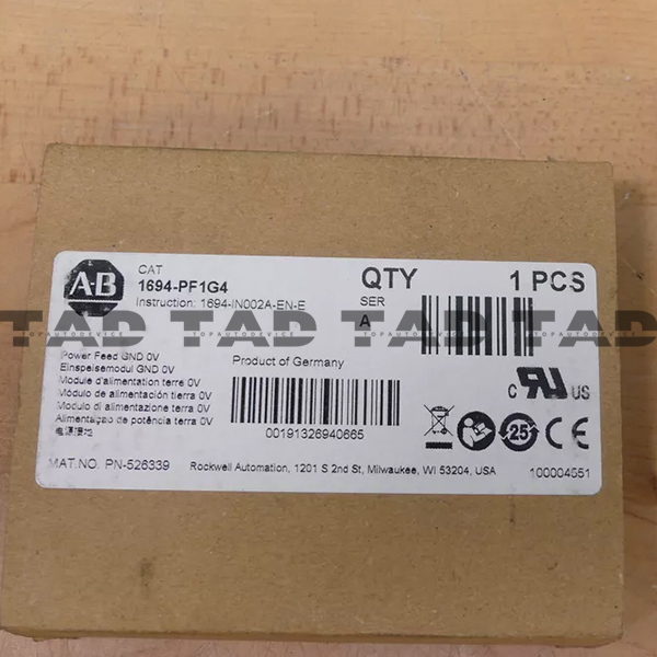 Allen-Bradley 1694-PF1G4 Power Feed GND