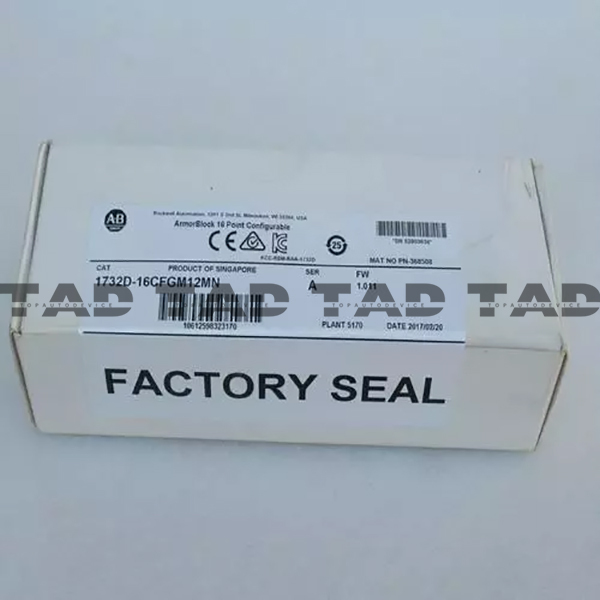 Allen-Bradley 1732D-16CFGM12MN ArmorBlock 16 Point Configurable