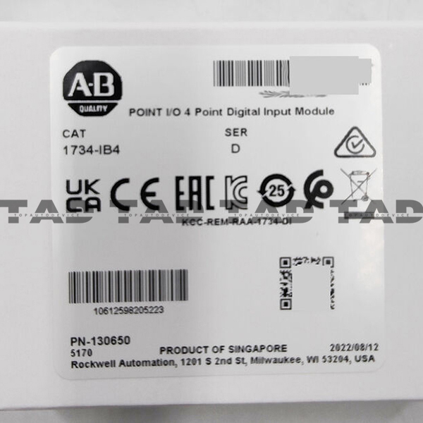 Allen-Bradley 1734-IB4 Best Selling POINT I/O 4 Point Digital Input Module