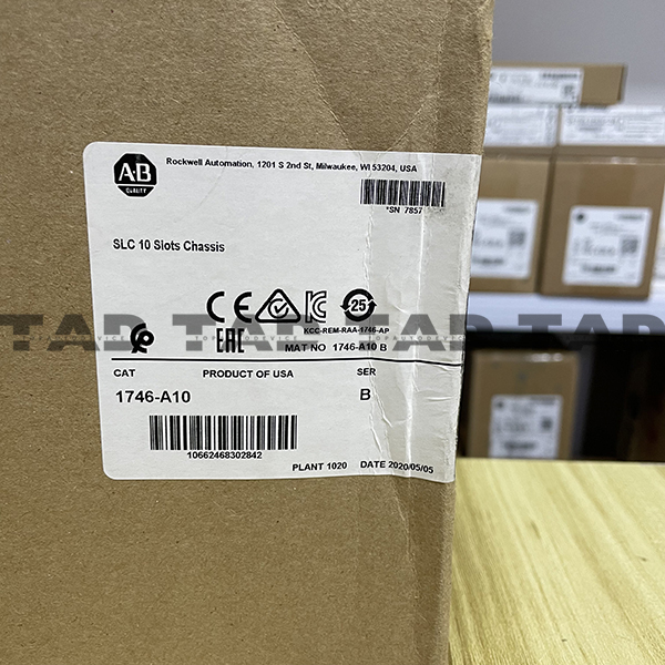 Allen-Bradley 1746-A10 SLC 10 Slots Chassis