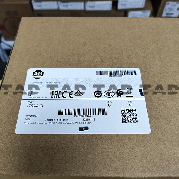 Allen-Bradley 1756-A13 ControlLogix 13 Slots Chassis