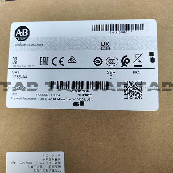 Allen-Bradley 1756-A4 ControlLogix 4 Slots Chassis