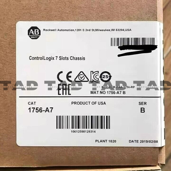 Allen-Bradley 1756-A7 ControlLogix 7 Slots Chassis