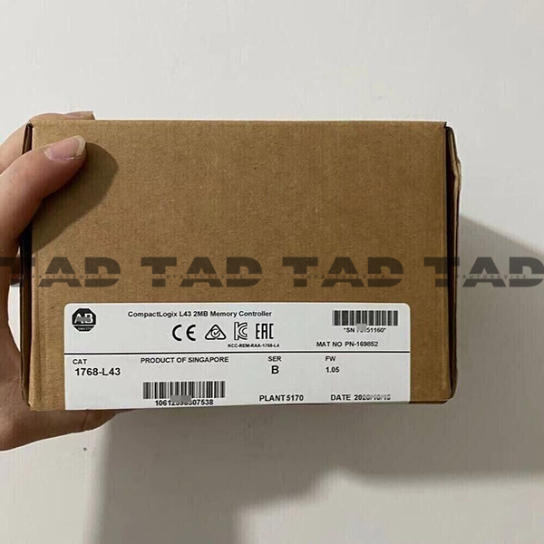 Allen-Bradley 1768-L43 CompactLogix L43 2MB Memory Controller