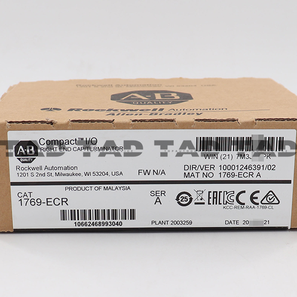 Allen-Bradley 1769-ECR CompactLogix Right End Cap