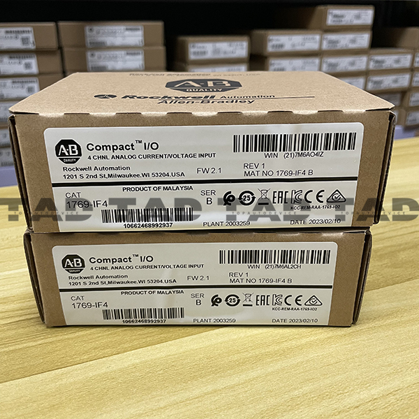 Allen-Bradley 1769-IF4 CompactLogix 4 Pt A/I C and V Module